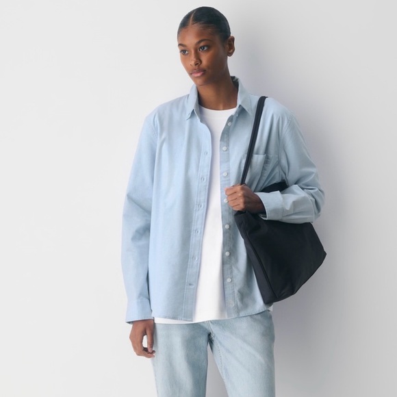 Babaton Tops - Aritiza Babaton - Eric Utility Cotton Button-Up Blouse